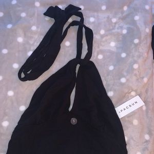 PacSun black halter top
